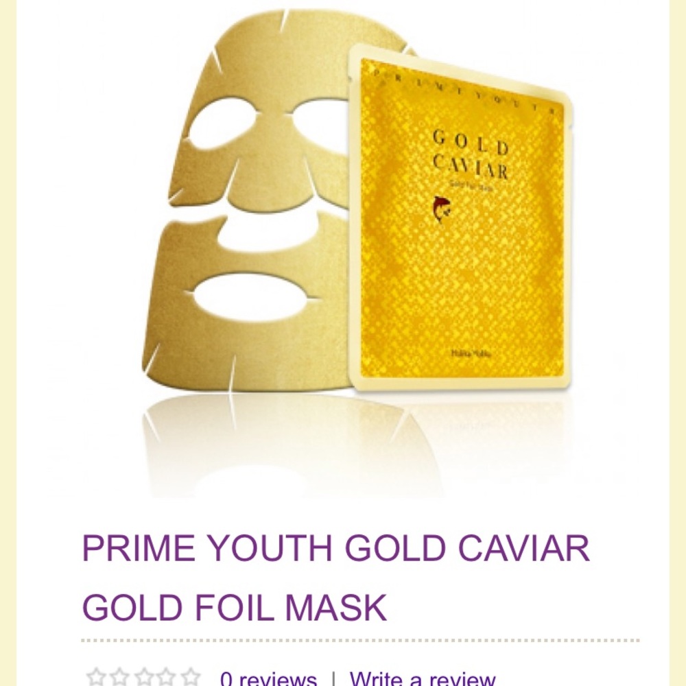 Holika Holika Prime Youth Gold Caviar Face Mask